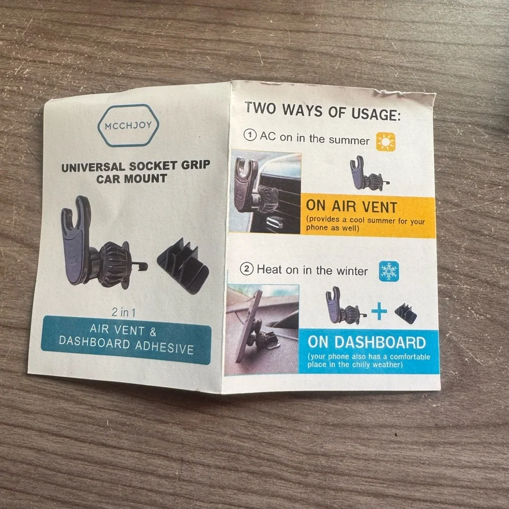 MCCHJOY universal pop socket car mount